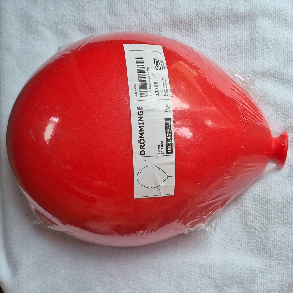 NEW Ikea Dromminge Wall Lamp Red Balloon Light Fixture Child’s Bedroom